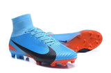 Nike Mercurial Superfly V FG Soccer Cleats Blue Orange Black - studzsupply