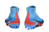 Nike Mercurial Superfly V FG Soccer Cleats Blue Orange Black - studzsupply