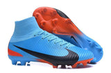 Nike Mercurial Superfly V FG Soccer Cleats Blue Orange Black - studzsupply