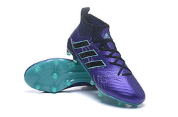 Adidas ACE 17.1 Primeknit Soccer Cleats Legend Ink Black Energy Aqua - studzsupply