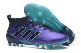 Adidas ACE 17.1 Primeknit Soccer Cleats Legend Ink Black Energy Aqua - studzsupply