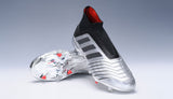 Adidas Predator 19.1 FG Silver Black - studzsupply