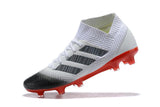 adidas Nemeziz 18.1 FG White Black Red - studzsupply
