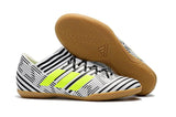 Adidas Nemeziz Series IC Flat Soccer Shoes White/Black/Orange/Green
