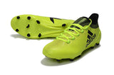 Adidas X series FG Fluorescent TPU Cleats Green/Black