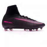 Nike Mercurial Superfly V AG Soccer Cleats Black Pink - studzsupply