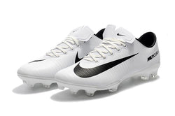 Nike Mercurial Vapor XI FG Soccer Cleats White Black - studzsupply