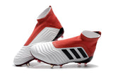 Adidas Predator FG Studded Football Shoes Red/Black/white