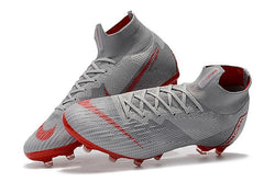 NIKE Mercurial Superfly VI 360 Elite AG High Cut Silver Red - studzsupply