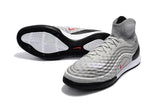 Nike MagistaX Proximo II IC Soccer Shoes Cool Grey Varsity Red Black - studzsupply