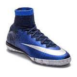 Nike MercurialX Proximo CR7 IC Soccer Shoes Royal Blue Metallic Silver - studzsupply