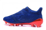 Adidas X 16+ Purechaos FG/AG Soccer Cleats All Blue Solar Red - studzsupply