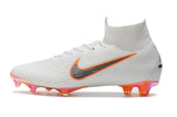 NIKE Mercurial Superfly VI 360 Elite FG White Orange - studzsupply