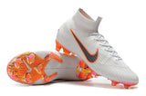 NIKE Mercurial Superfly VI 360 Elite FG White Orange - studzsupply