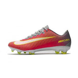 Nike Mercurial Vapor XI FG Soccer Cleats Red Grey Yellow White - studzsupply