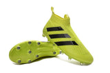 Adidas ACE 16+ Purecontrol FG/AG Soccer Cleats Solar Yellow Black - studzsupply