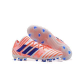 Adidas Nemeziz Messi 17+ 360 Agility FG Soccer Boots White Orange Blue - studzsupply