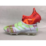 Adidas Glitch Skin 17 FG Soccer Shoes Grass Green Orange Grey - studzsupply