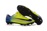 Nike Mercurial Vapor XI FG Soccer Cleats Yellow Black Blue - studzsupply