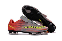 Nike Mercurial Vapor XI FG Soccer Cleats Silver Yellow Red - studzsupply