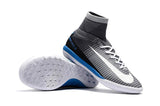 Nike MercurialX Proximo II DF IC Grey Pure Platinum Laser Blue White - studzsupply