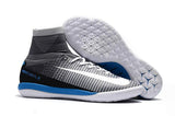 Nike MercurialX Proximo II DF IC Grey Pure Platinum Laser Blue White - studzsupply