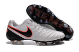 Nike Tiempo Legend VI FG Soccer Cleats White Black - studzsupply