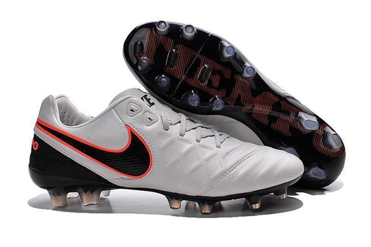 Nike Tiempo Legend VI FG Soccer Cleats White Black - studzsupply