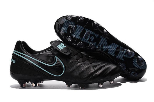 Nike Tiempo Legend VI FG Soccer Cleats Black Hyper Turquoise - studzsupply