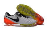 Nike Tiempo Legend VI FG Soccer Cleats White Orange Green - studzsupply
