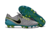 Nike Tiempo Legend VI FG Soccer Cleats Grey Green Black - studzsupply