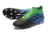 Adidas ACE 17.1 Primeknit Soccer Cleats Core Black Blue Green - studzsupply
