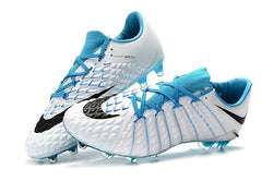NIke Hypervenom Phantom III DF FG White Light Blue - studzsupply