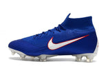 NIKE Mercurial Superfly VI 360 Elite FG Blue White Orange Lining - studzsupply