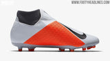 Nike Phantom Vision Elite DF FG Soccer Cleats White Orange Black - studzsupply
