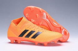 ADIDAS NEMEZIZ MESSI 18+ FIRM GROUND CLEATS ORANGE BLACK - studzsupply