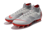 NIKE Mercurial Superfly VI 360 Elite AG High Cut Silver Red - studzsupply