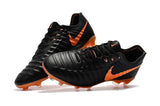 Nike Tiempo Legend VII FG Soccer Cleats Black Orange - studzsupply