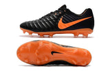 Nike Tiempo Legend VII FG Soccer Cleats Black Orange - studzsupply