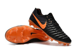 Nike Tiempo Legend VII FG Soccer Cleats Black Orange - studzsupply