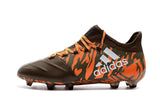 Adidas X Series FG Leather Version New Color TPU Cleats Gray/Orange/White