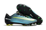 Nike Mercurial Vapor XI FG Soccer Cleats Blue Black Green - studzsupply