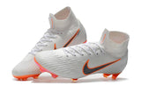 NIKE Mercurial Superfly VI 360 Elite FG White Orange - studzsupply