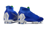 NIKE Mercurial Superfly VI 360 Elite FG Blue Silver - studzsupply