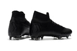 Nike Mercurial Superfly VI 360 Elite FG Soccer Cleats All Black - studzsupply