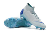Nike Mercurial Superfly VI 360 Elite FG Soccer Cleats White Blue - studzsupply