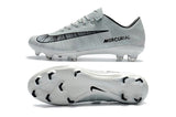 Nike Mercurial Vapor XI CR7 FG Soccer Cleats White Black - studzsupply