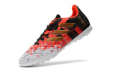 Adidas Predator Accelerator TF spike soccer shoes Red/Black/Orange/Gray