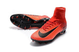 Nike Mercurial Superfly V AG Soccer Cleats University Red Black - studzsupply