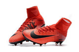 Nike Mercurial Superfly V AG Soccer Cleats University Red Black - studzsupply
